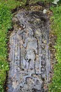 Grave Slab of a 14th-15th c. Clan Gregor Chief Dalmally Church, Glenorchy Photo: Undiscovered Scotland