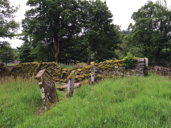 Tulliechettle Graveyard, at the foot of Glen Artney Photo: Susan Tichy, 2014